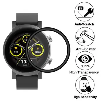 1/2 Vnt Screen Protector For Ticwatch E3 Smartwatch Apsauginės Plėvelės Lengva Įdiegti Padengti Smart Žiūrėti Minkštas Filmas