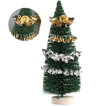 100vnt 1cm Mados Mažas Mini Jingle Bells Aukso Pet Kabo Metalo Bell Vestuvių papuošalai Kalėdų Priedai Varpų Amatai