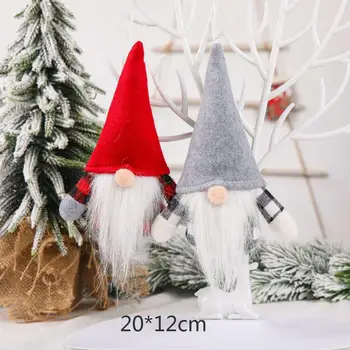 2022 Kalėdų Lėlės Medžio Dekoro Naujieji Metai, Kalėdiniai Papuošalai Papuošalai Elnių, Sniego Santa Beveidis Lėlės Kalėdų Dovanos