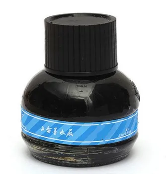 50ml autentiški gryna juoda/mėlyna juoda rašalo be fontanas pen akvareliniai dažai lenta rašalo anglies pimio vandens OWT026