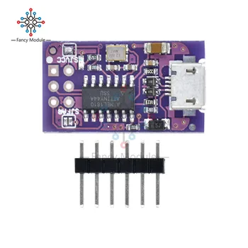 5V Micro USB Maža AVR ISP ATtiny44 USBTinyISP Programuotojas Už Arduino įkrovos tvarkyklės konfigūravimas
