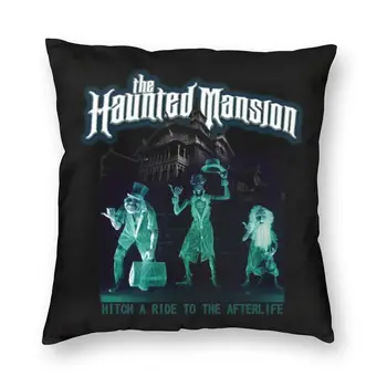 Haunted Mansion Pagalvėlė Padengti Sofa Namų dekoro Grim Šaiposi Dvasios Aikštėje Mesti Pagalvės užvalkalą 45x45cm Poliesteris Spausdinti