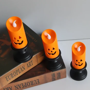 Helovinas Spalvinga Modeliavimas Žvakių Šviesos Kūrybos Moliūgo Dekoravimo Lempa Namų Atmosferą Dekoras Apšvietimas 