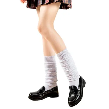 Japonija Kumpinti Kojinės Laisvi Batai, Kojinės Lolita Saldus Mergina Kojų Šildytuvus Megzti Koja Padengti Šiltesnių Kojinių Pailginti Krūvą Krūvą Kojinių