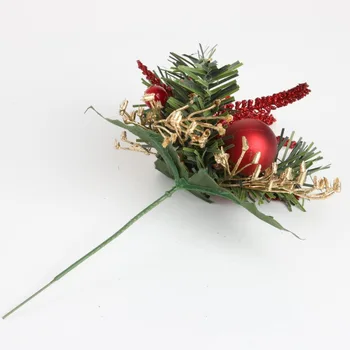 Kalėdų Dirbtinis, Netikras Pušų Kamienų, Vainikas Kūgio Dovanų Dėžutėje Gėlių Puokštes Vainikas Kalėdų Medžio Žiemos Dekoro Gėlių Ornamentu