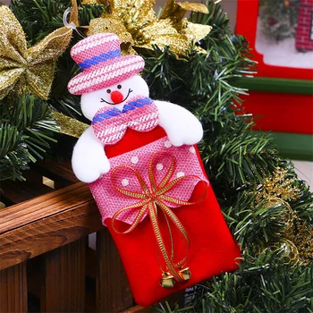 Kalėdų Dovaną-Saldainių Maišelį Kalėdų Eglutės Kabantys Papuošalai Kalėdų Kojinę Santa Claus Kojinių Dovanų Maišelis Kalėdų Medžio Dekoro