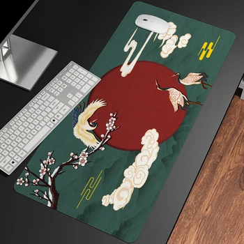 Kinų stiliaus pelės padas super didelis šalies banga stalo žaidimo padėklas kompiuterio pad klaviatūros mygtukai studentų rašomasis stalas anime pelės mygtukai