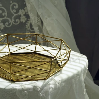 Kūrybos tortas ekranas Geometrinės Formos Plokšteles Cupcake Įrankiai Aukštos klasės vestuvių desertas dėklas stovas retro desertas lentynos