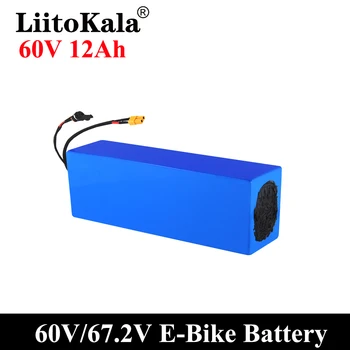LiitoKala E-bike baterija 60V 30ah 20ah 25ah15ah 12ah li-ion baterija dviratį konversijos rinkinys bafang BMS Aukštosios įtampos apsaugos