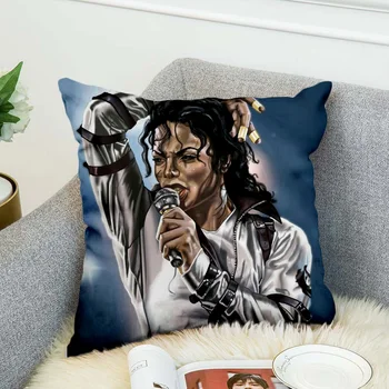 Michael Jackson Pagalvės užvalkalą Poliesteris Dekoratyviniai pagalvių Užvalkalai Mesti Pagalvę Padengti stiliaus-3
