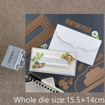 Naujo Dizaino, Amatų Metalinis trafaretas pelėsių Pjovimo Miršta gėlių paketo apdaila užrašų knygelė mirti Albumo gabalai Popieriaus Kortelės Amatų Įspaudas