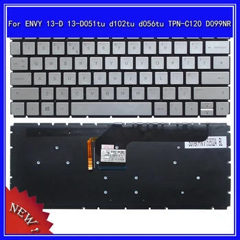 Nešiojamojo kompiuterio Klaviatūra HP ENVY 13-D 13-D051tu d102tu d056tu TPN-C120 D099NR Notepad Pakeisti Klaviatūrą