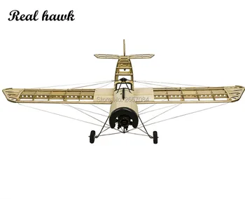 RC Lėktuvai, Modelį, pjovimas Lazeriu Masto 1200mm Fokker E. III Eindecker WW1 Kovotojas Balsa medžio Kūrimo Rinkinys Woodiness modelis MEDIENOS, PLOKŠTUMOS