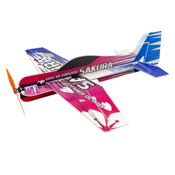 RC lėktuvų 3D Lėktuvo Micro Mini Putų liaudies PARTIJOS (PP F3P Lightset KIT Modelis Hobis Žaislai Sakura Nuotolinio Valdymo Žaislai