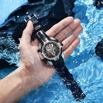 Rifas Tigras/RT Žinomų Vyrų Dizaineris Sporto Mens Watch Amžiną Kalendorių Mechaninis laikrodis atsparus Vandeniui Relogio Masculino RGA3591