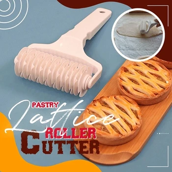 S/M/L Konditerijos Grotelės Roller Cutter Plastiko Traukti Net Picos Peilis Varantys Tešlos Gaminiai, Grotelės, Voleliu Cutter Tešlos Sausainių Pyragas Kepimo Įrankis
