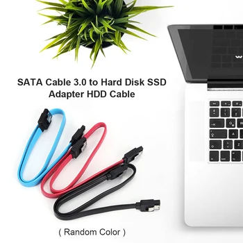 SATA 3.0 Kabelį Kietasis Diskas SSD HDD adapteris kabelio 180 Laipsnių Sata 3.0 6Gbps Kabelis Asus MSI, Gigabyte Plokštę Kabelis