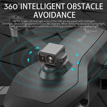 SG906 MAX 1 / Pro 2 Professional FPV 4K vaizdo Kamera Drone su 3-Ašis, Gimbal, 3KM Brushless GPS Quadcopter Kliūčių Vengimo RC Dron