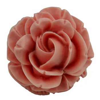 Silikono 3D Rožių Gėlių Minkštas Pelėsių Tortas Dekoravimo Muilo Šokolado Amatų Liejimo formos