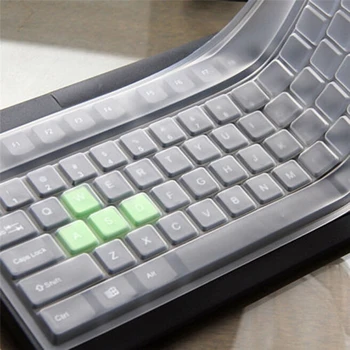 Universali Silikoninė Kompiuterio Klaviatūra Padengti Odos Raštas Kino Padengti klaviatūros padengti atveju skaidri, aiški protecter fil