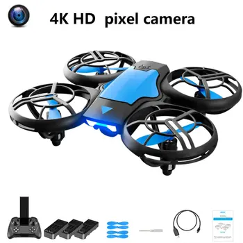 V8 Naujas Mini Drone 4k profesija HD Plataus Kampo Kamera 1080P WiFi fpv Drone Kameros Aukštis Drones Laikyti Fotoaparatą Sraigtasparnis Žaislai