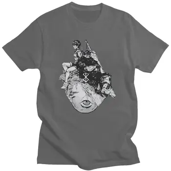 Vintage Marškinėliai Berserk Kostiumas Vyrams Harajuku Tshirts Unisex Visas rungtynes, Mielas Japonija Stiliaus Juokinga Vyrų Anime ir Animacinių filmų marškinėliai Drabužių