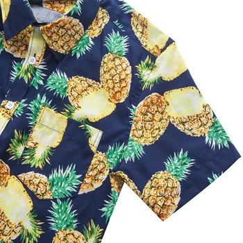 Vyriški Vasaros Atsitiktinis Trumpas rankovėmis Marškinėliai Karšto pardavimo Plius Dydžio Havajų Spausdinti Beach Vacation Viršūnes Kasdien Dėvėti Polka Dot Marškinėliai