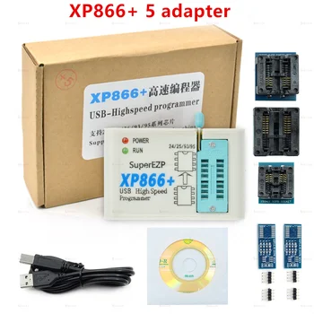 XP866 USB, SPI Programuotojas + 12 Adapteris pagalbą 24 25 93 95 EEPROM, Flash Bios Windows 2000, XP, Vista, 7 8 10 Konkurencinga Kaina