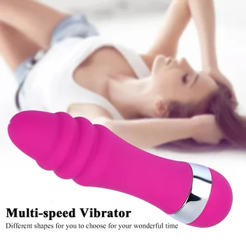 Įvairių greičių Vibratorius AV Vibratorius G-Spot Vibracijos Dildo Erotiniai Clit Massager Masturbator Analinis Butt Plug Suaugusiųjų Sekso Žaislai Moterims